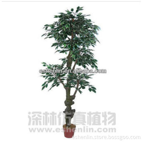 Hot artificial variegated ficus tree;craft tree,decrative trees